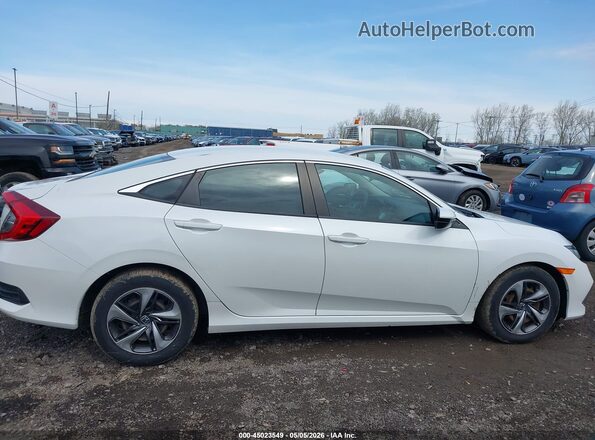 19XFC2F68LE202458 2020 HONDA CIVIC Белый Вид задней части салона