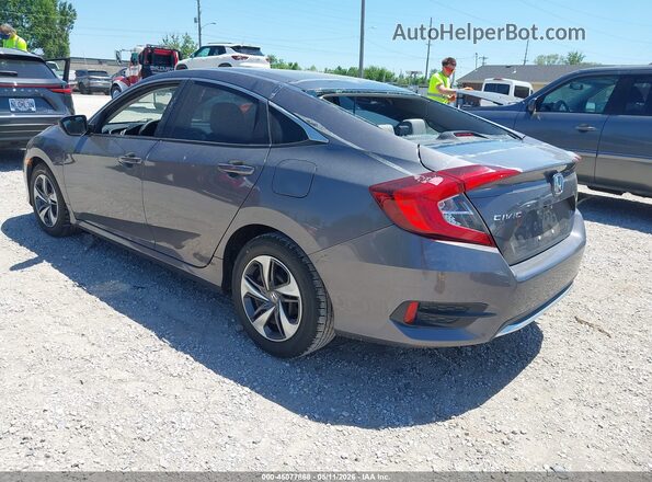 19XFC2F69KE027460 2019 HONDA CIVIC Gray Rear left