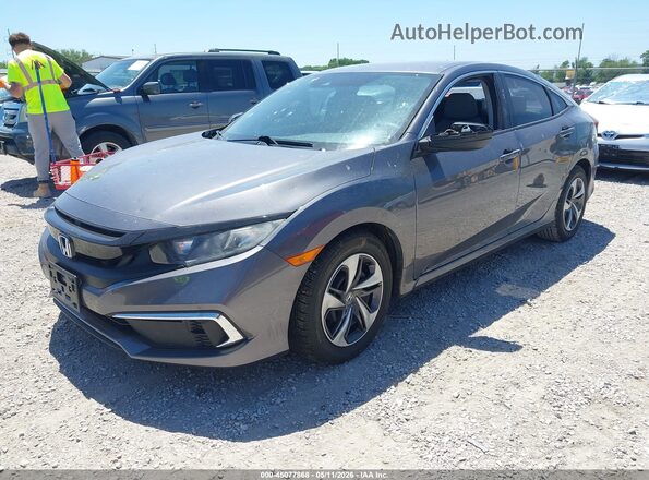 19XFC2F69KE027460 2019 HONDA CIVIC Gray Front left
