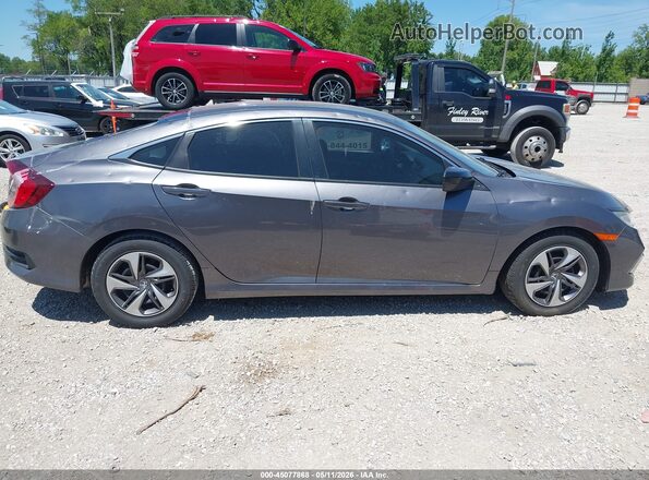 19XFC2F69KE027460 2019 HONDA CIVIC Gray Rear interior view