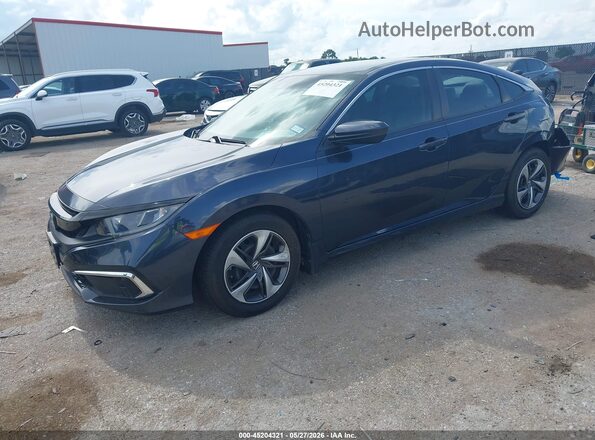 19XFC2F69LE006755 2020 HONDA CIVIC Dark Blue წინა მარცხენა ხედი სამი მეოთხედიდან