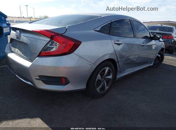 19XFC2F6XLE201053 2020 HONDA CIVIC Silver Trasero derecho