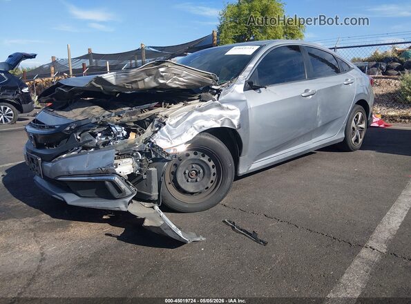 19XFC2F6XLE201053 2020 HONDA CIVIC Silver Vista tres cuartos delantera izquierda