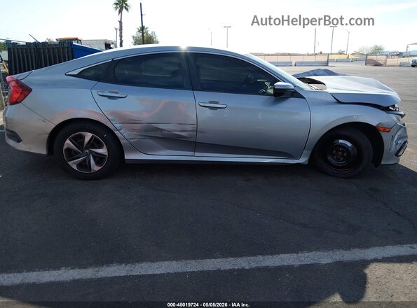 19XFC2F6XLE201053 2020 HONDA CIVIC Silver Vista interior trasera