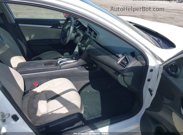 19XFC2F70GE072450 2016 HONDA CIVIC Белый Вид салона спереди
