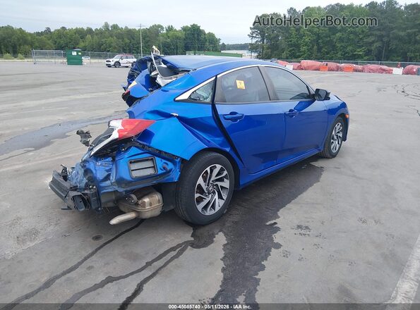 19XFC2F70HE021614 2017 HONDA CIVIC Синий Задняя правая четверть