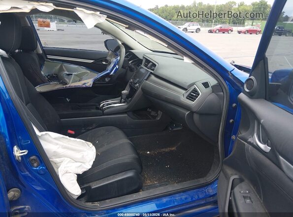 19XFC2F70HE021614 2017 HONDA CIVIC Синий Вид салона спереди