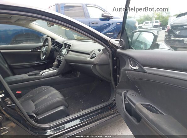 19XFC2F70HE039644 2017 HONDA CIVIC Черный Вид салона спереди