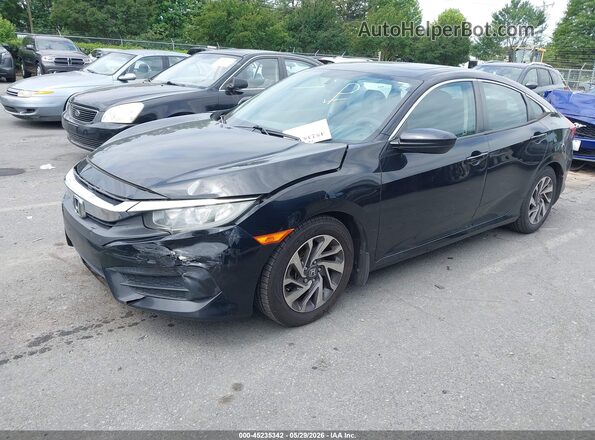 19XFC2F70HE039644 2017 HONDA CIVIC Черный Передняя левая четверть