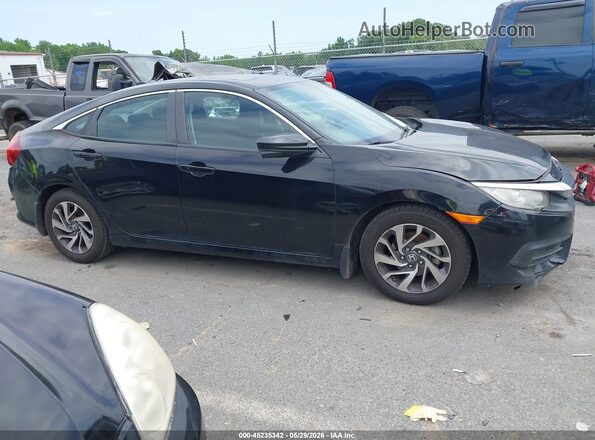 19XFC2F70HE039644 2017 HONDA CIVIC Черный Вид задней части салона