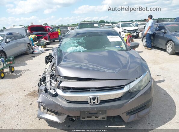 19XFC2F71JE006349 2018 HONDA CIVIC Gray 