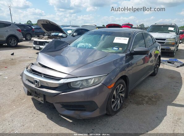 19XFC2F71JE006349 2018 HONDA CIVIC Gray 