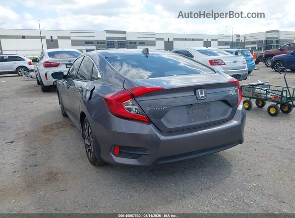 19XFC2F71JE006349 2018 HONDA CIVIC Gray 