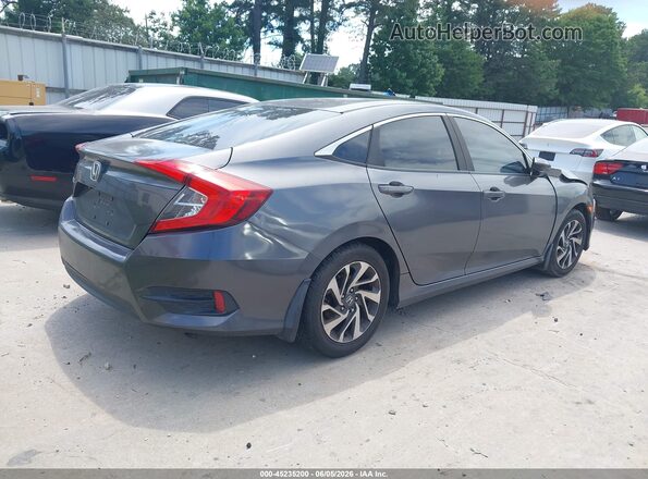 19XFC2F72GE218671 2016 HONDA CIVIC Gray Tył prawy