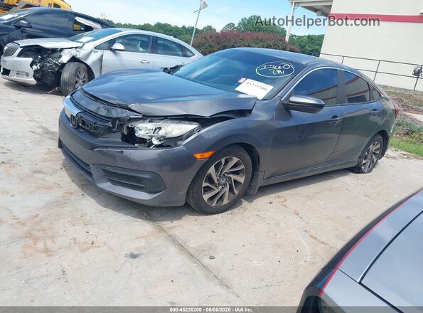 19XFC2F72GE218671 2016 HONDA CIVIC Gray Przód lewy