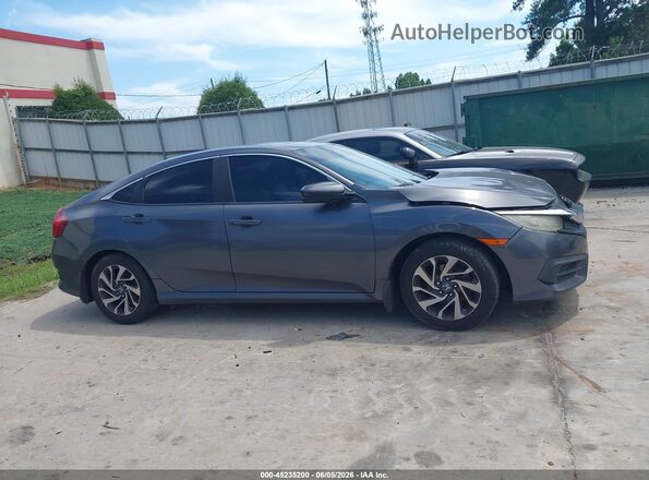 19XFC2F72GE218671 2016 HONDA CIVIC Gray Widok wnętrza z tyłu
