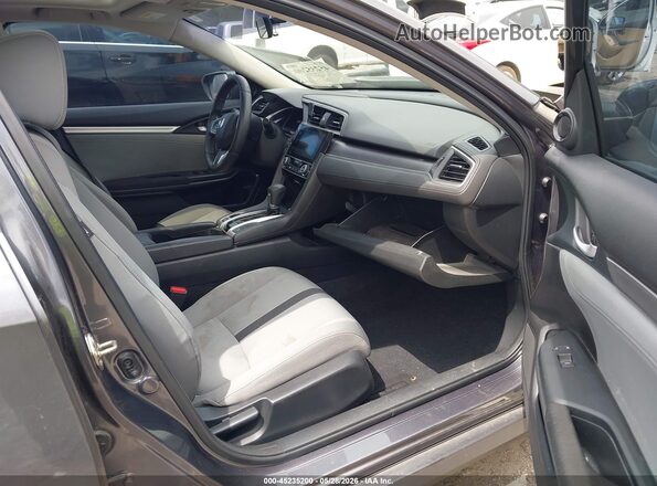 19XFC2F72GE218671 2016 HONDA CIVIC Gray Widok wnętrza z przodu