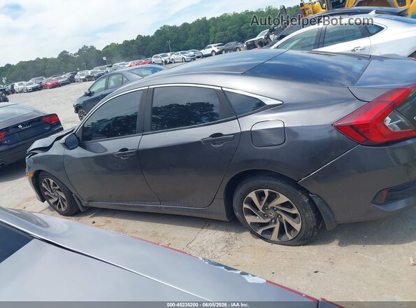 19XFC2F72GE218671 2016 HONDA CIVIC Gray Widok wnętrza 360 stopni