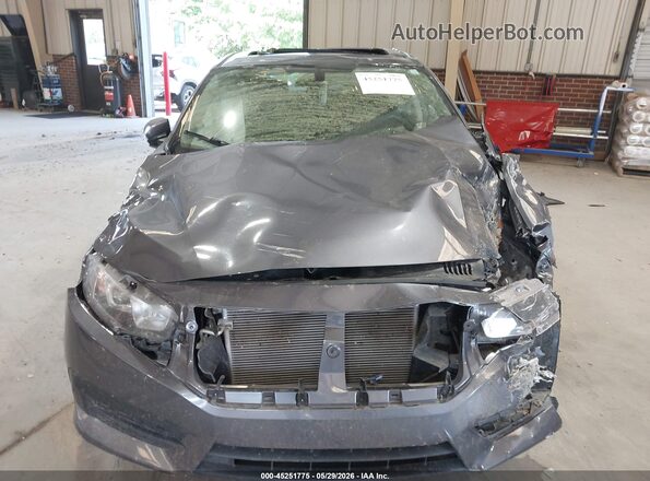 19XFC2F72JE030160 2018 HONDA CIVIC Gray უკანა სალონის ხედი