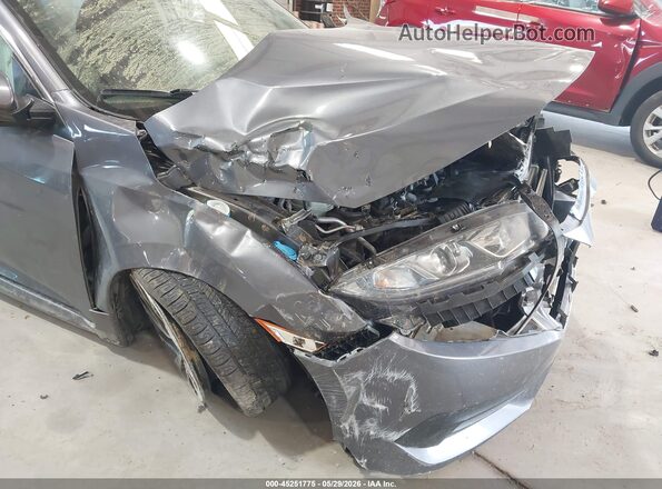 19XFC2F72JE030160 2018 HONDA CIVIC Gray წინა ხედი
