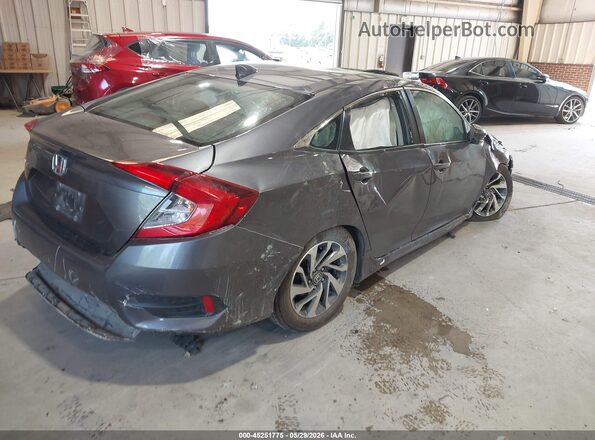 19XFC2F72JE030160 2018 HONDA CIVIC Gray უკანა მარჯვენა