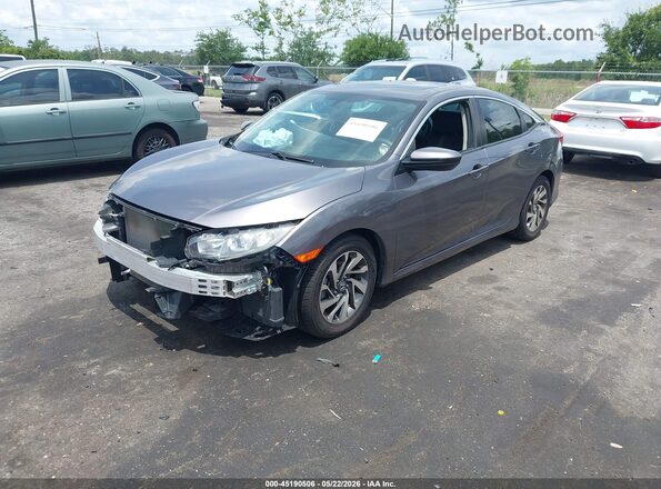 19XFC2F72JE031826 2018 HONDA CIVIC Gray 