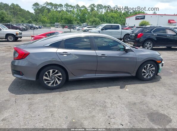 19XFC2F72JE031826 2018 HONDA CIVIC Gray 
