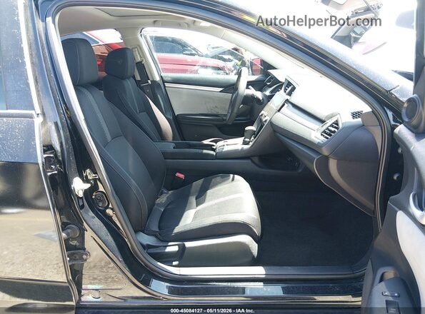 19XFC2F74HE057046 2017 HONDA CIVIC Black Widok wnętrza z przodu