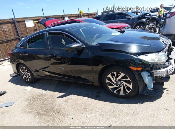 19XFC2F74HE057046 2017 HONDA CIVIC Black Widok wnętrza z tyłu