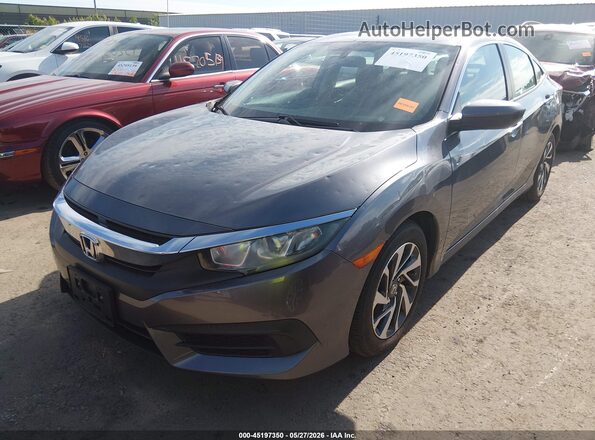 19XFC2F74HE070704 2017 HONDA CIVIC Серый Передняя левая четверть