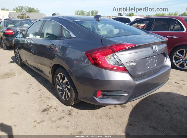 19XFC2F74HE070704 2017 HONDA CIVIC Серый Задняя левая четверть