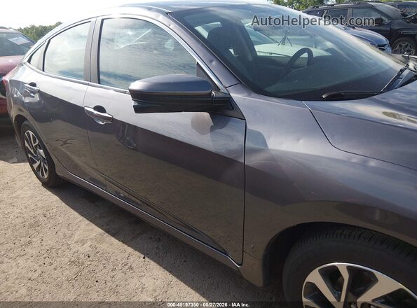 19XFC2F74HE070704 2017 HONDA CIVIC Серый Вид задней части салона