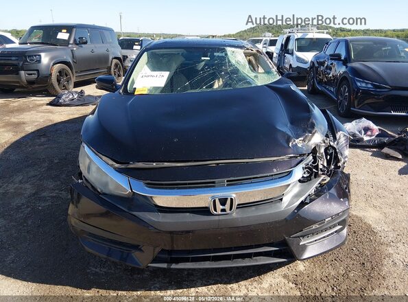 19XFC2F75GE203517 2016 HONDA CIVIC Black წინა პანელის ხედი