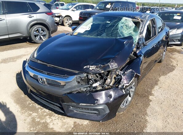 19XFC2F75GE203517 2016 HONDA CIVIC Black წინა ხედი
