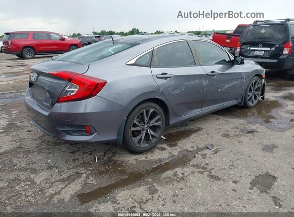 19XFC2F75HE050459 2017 HONDA CIVIC Gray Trasero derecho