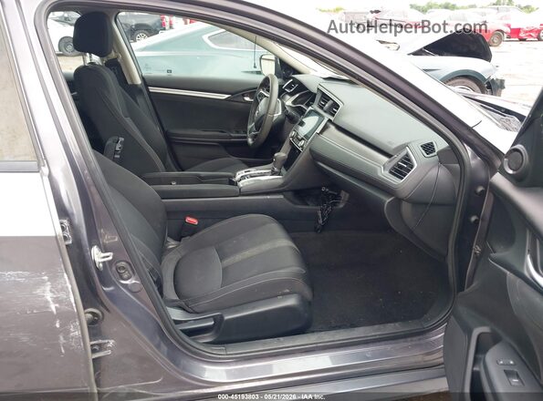 19XFC2F75HE050459 2017 HONDA CIVIC Gray Vista interior delantera