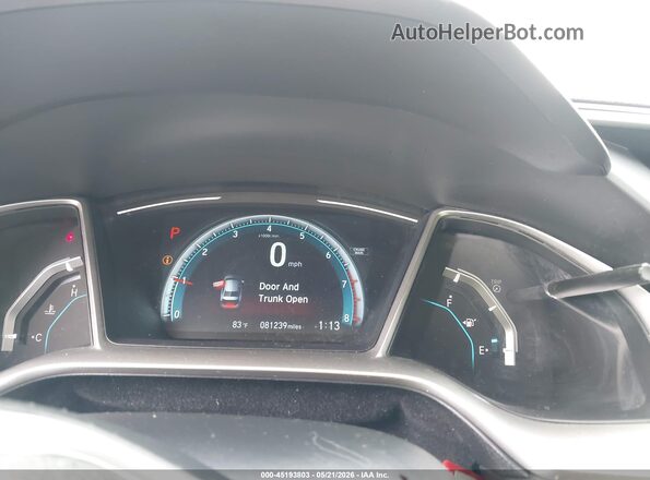 19XFC2F75HE050459 2017 HONDA CIVIC Gray Vista de los asientos traseros
