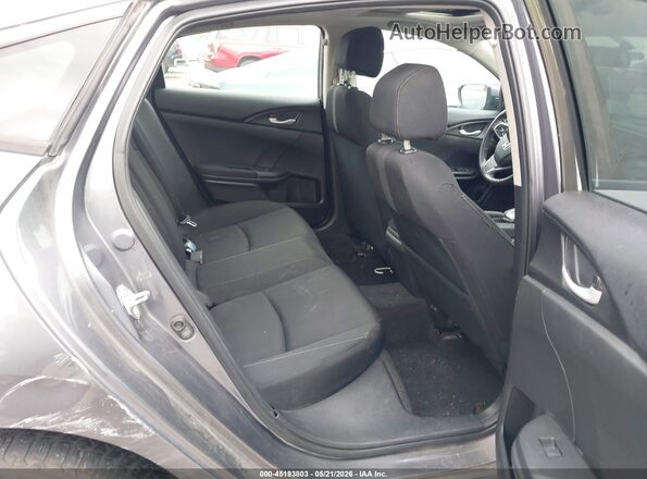 19XFC2F75HE050459 2017 HONDA CIVIC Gray Vista de la etiqueta del VIN
