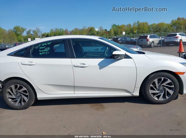 19XFC2F75HE232419 2017 HONDA CIVIC White Vista interior trasera