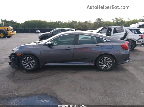 19XFC2F76GE002273 2016 HONDA CIVIC Gray Սալոնի 360 աստիճան տեսք