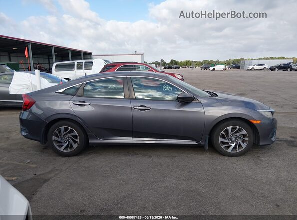 19XFC2F76GE002273 2016 HONDA CIVIC Gray Սալոնի հետևի տեսք