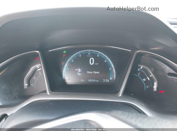 19XFC2F76GE032633 2016 HONDA CIVIC White Вид задніх сидінь