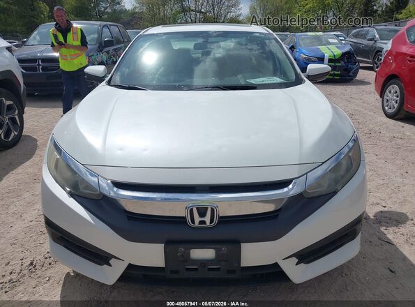 19XFC2F76GE032633 2016 HONDA CIVIC White Вид щитка приладів