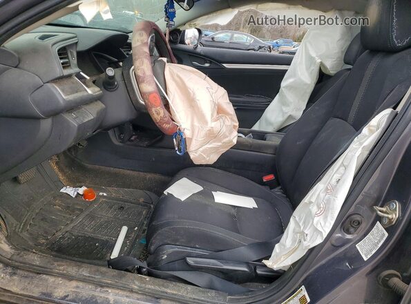 19XFC2F76GE038920 2016 HONDA CIVIC Silver Вид салону спереду