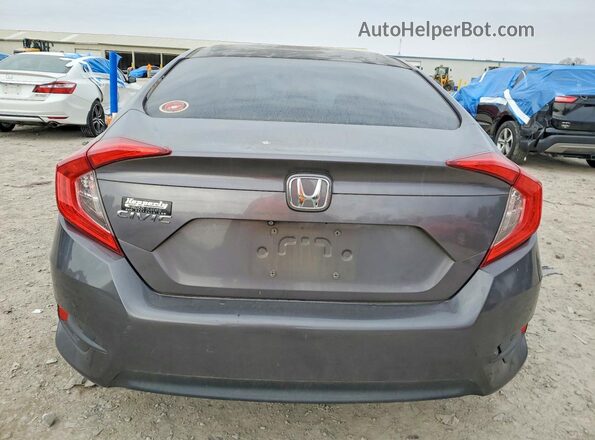 19XFC2F76GE038920 2016 HONDA CIVIC Silver Вид ззаду