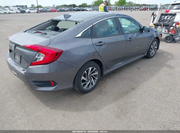 19XFC2F76JE036494 2018 HONDA CIVIC Gray Հետևի աջ