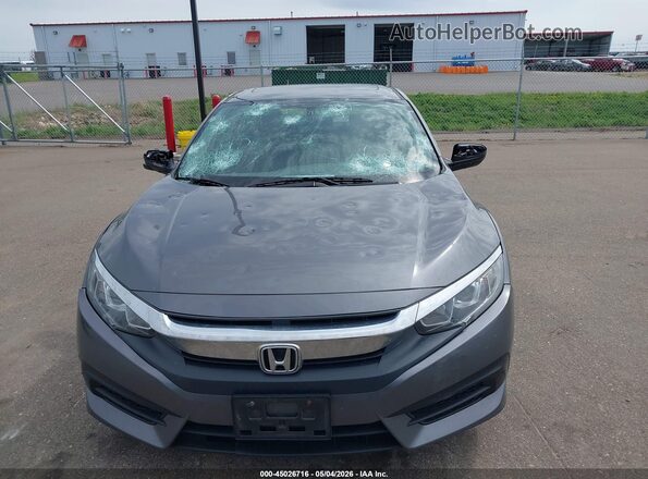 19XFC2F76JE036494 2018 HONDA CIVIC Gray Սարքավորումների վահանակի տեսք