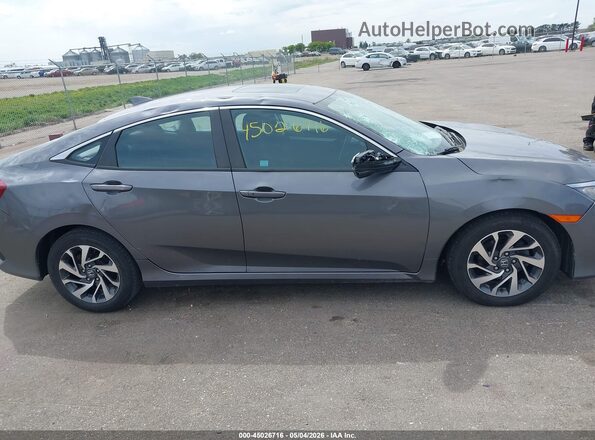 19XFC2F76JE036494 2018 HONDA CIVIC Gray Սալոնի հետևի տեսք
