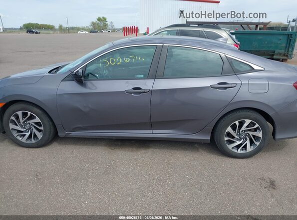 19XFC2F76JE036494 2018 HONDA CIVIC Gray Սալոնի 360 աստիճան տեսք