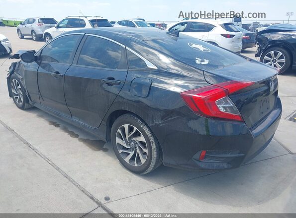 19XFC2F77HE052519 2017 HONDA CIVIC Черный Задняя левая четверть